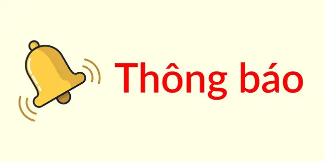 Thông báo
