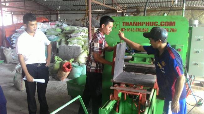 Dây chuyền sản xuất gạch không nung của Công ty cp gạch không nung Quảng Ninh